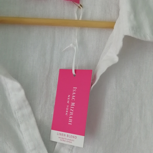 Isaac Mizrahi White Blouse - Picture 4 of 6